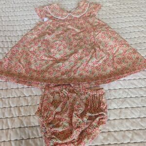 Oaks Apparel Deanna Pink Floral Bloomer Set